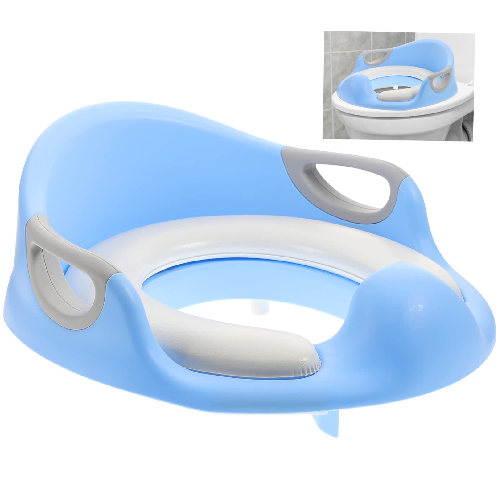 BIUDECO Toddler Potty Training Seat for Boys and Girls - Sturdy, Skin-Friendly & Comfortable Kids Toilet Trainer for Easy Learning - Perfect for Home, Travel & Daycare Use