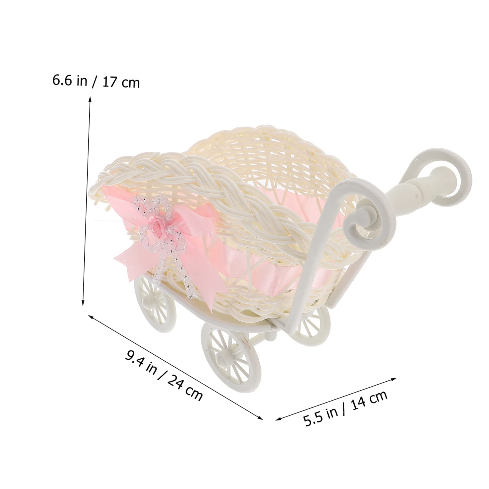 CRILSTYLEO Woven Party Baskets - Small Decorative Candy & Flower Baskets for Baby Showers, Weddings & Events - Perfect for Candy Storage, Party Favors & Gift Packaging - Cute Home Decor & Table Centerpiece Ideas