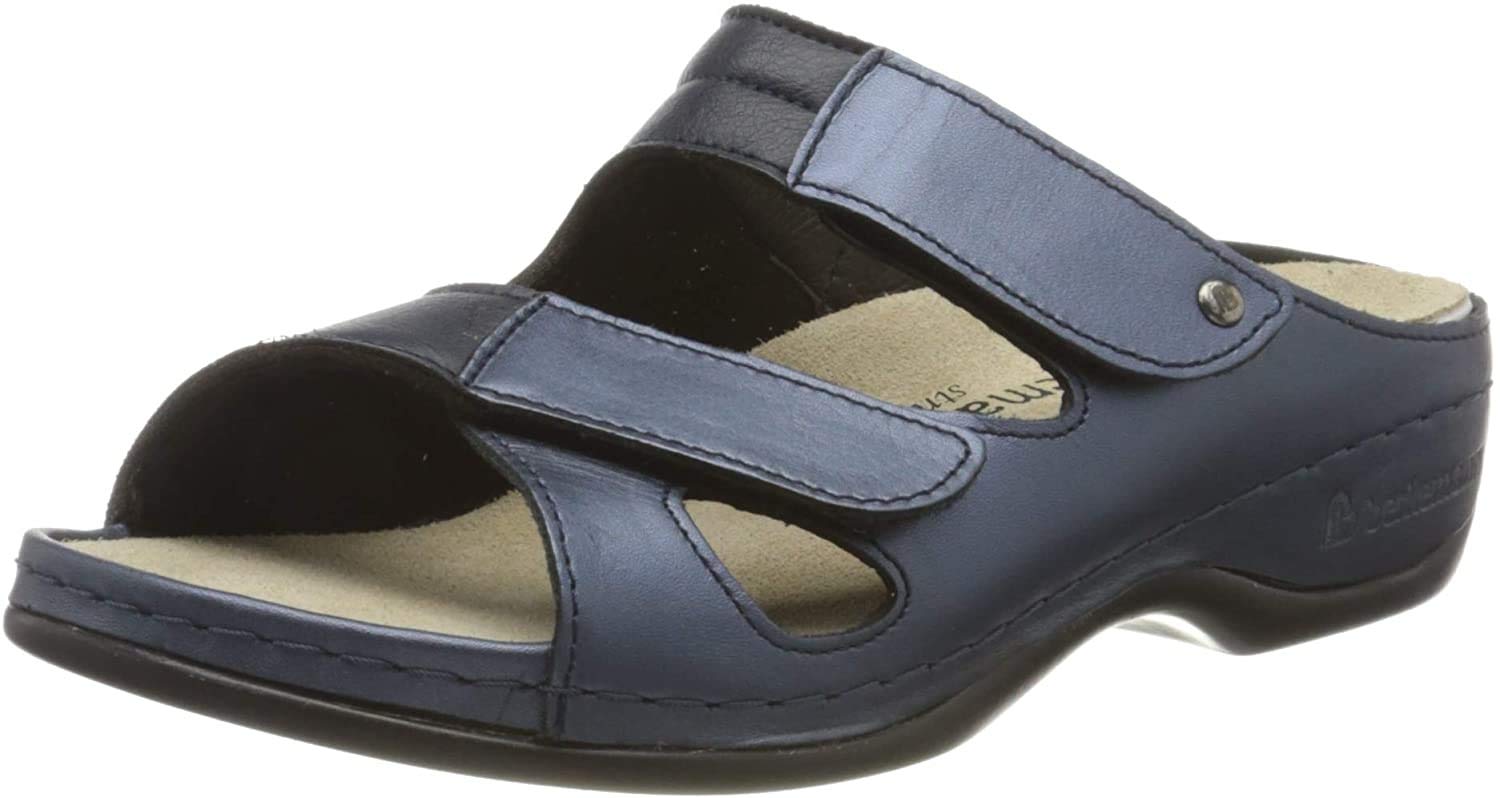 Berkemann Women's Comfortable Slip-On Mules - Soft Cushioned Footbed, Lightweight & Breathable - Perfect for Home, Office, and Casual Outings