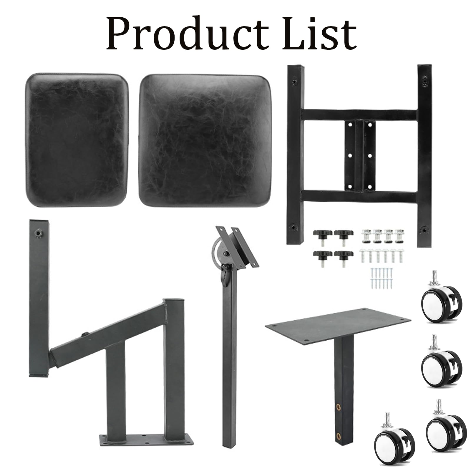 HOINCO Adjustable Tattoo Chair with Armrest - Multifunctional Beauty Salon Stool for Artists, Tattooists & Makeup Artists | Perfect for Tattoo Studios, Beauty Salons & Home Use - Black