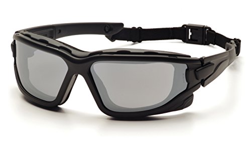 Black Frame/Silver Mirror Anti-fog Lens