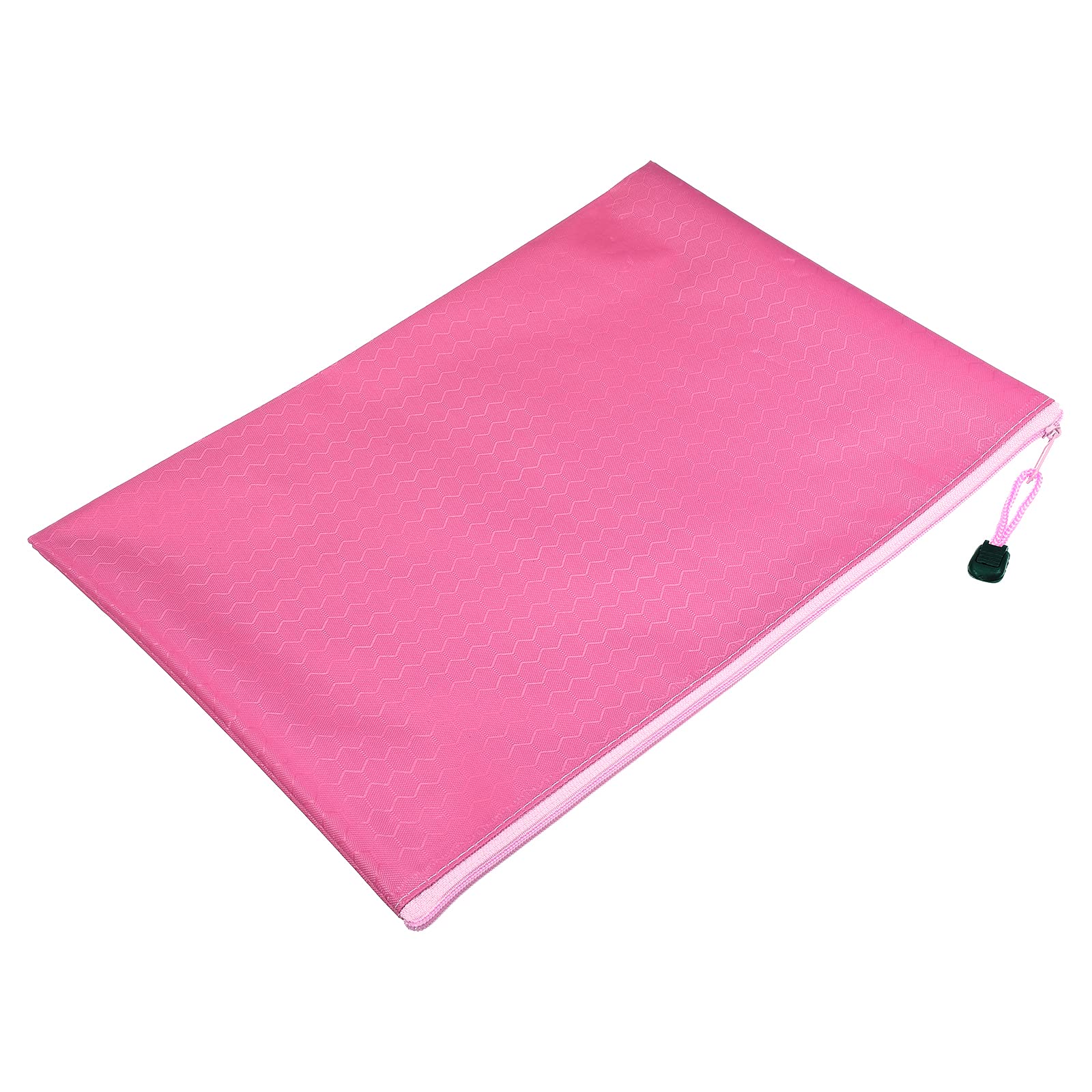 Waterproof A4 Zipper File Bags 5-Pack - Document Organizer Pouch for Office, School & Travel Supplies - Pink Storage Solution for Papers, Passports & Important Documents
