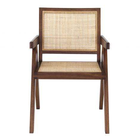 Handmade Designer A-Shaped Pierre Jeanneret 1955 Cane Office Chair - Mid-Century Modern Furniture for Home Office, Living Room & Workspace