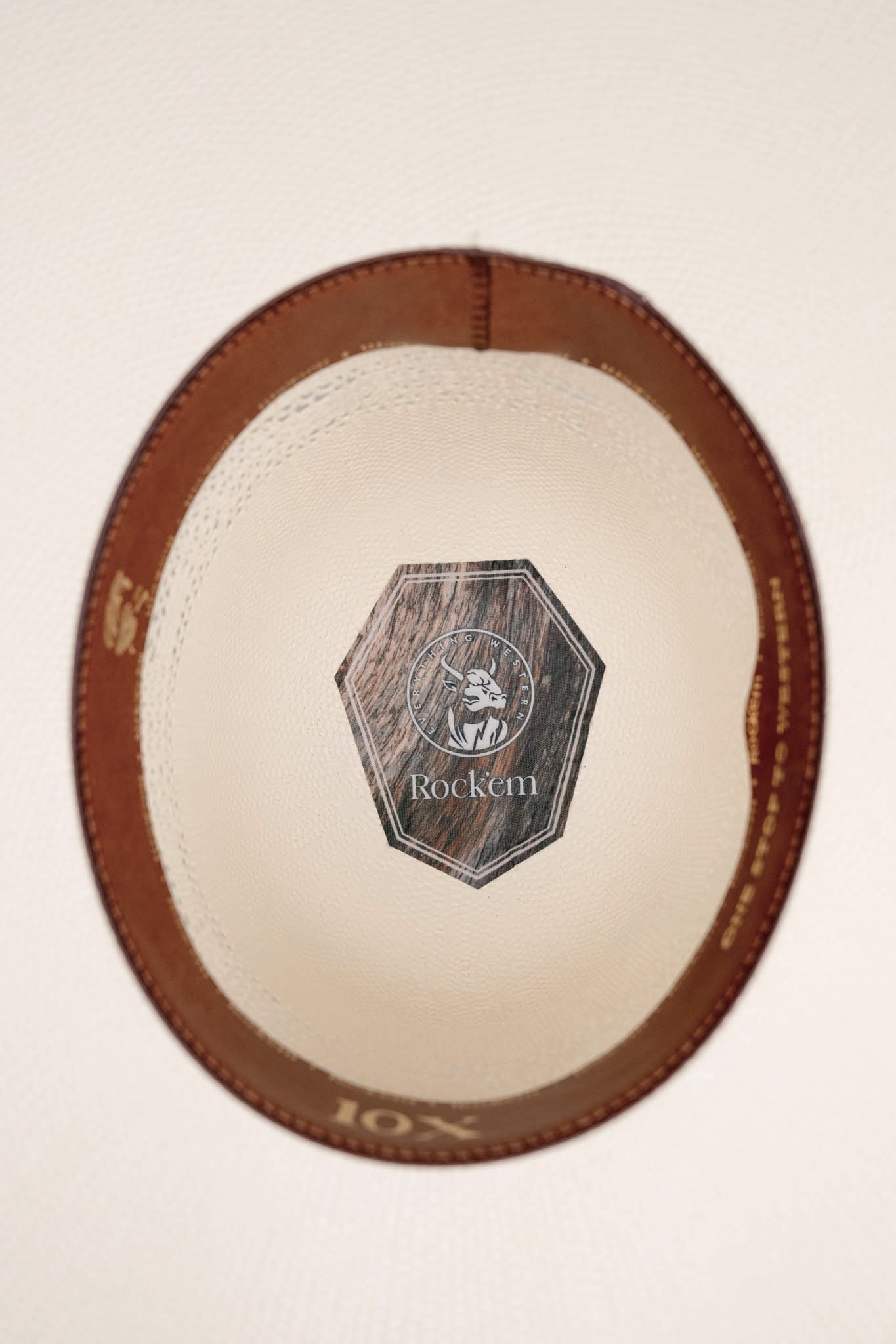 Rock'em 10X James Open Crown Straw Hat - Premium Cowboy Hat for Men & Women - Western Style Sun Protection - Perfect for Rodeo, Outdoor Adventures & Summer Fashion