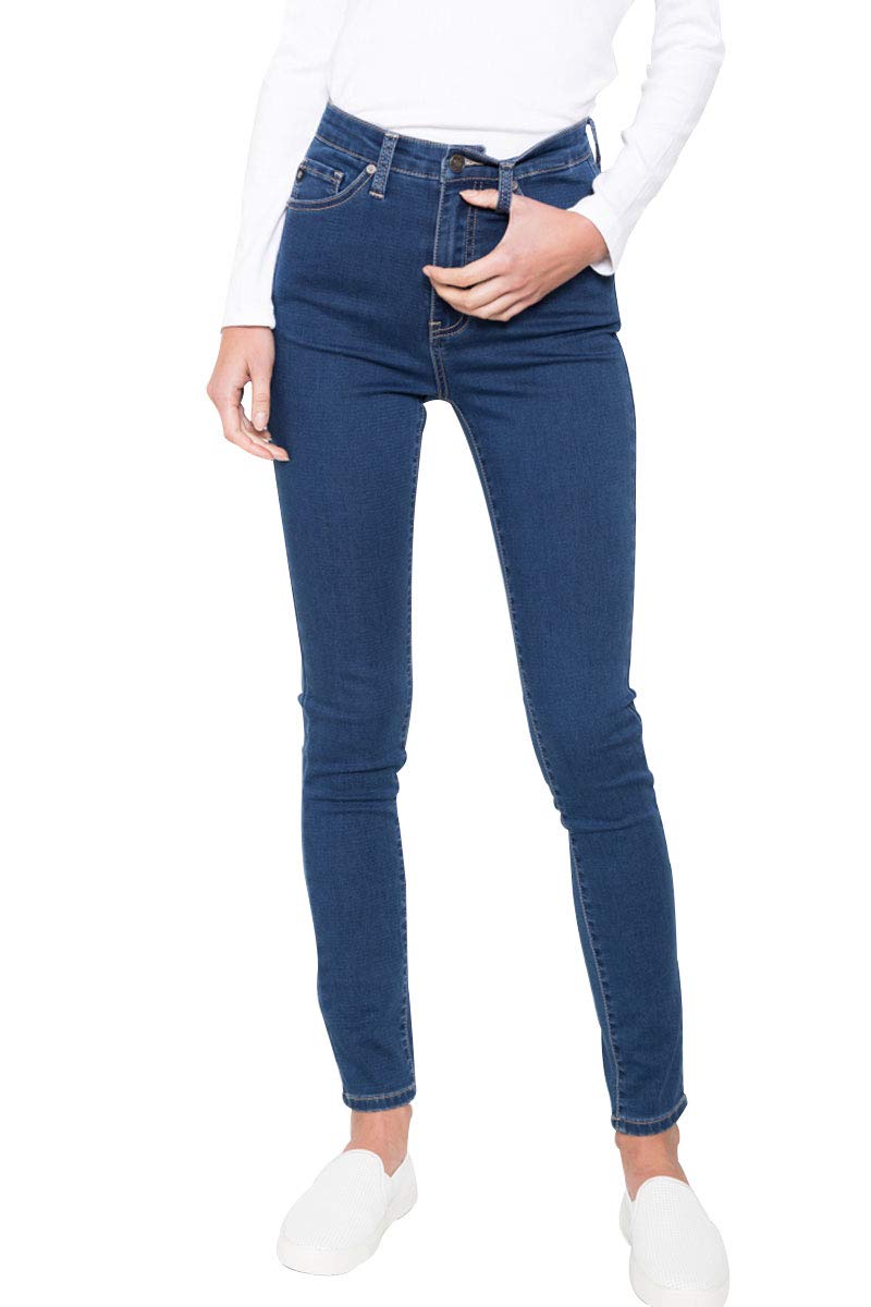 Kan Can Women's Super High Rise Super Skinny Jeans - KC5002 - Size M (9/28) - Stretch Denim Pants for Casual Wear & Night Out