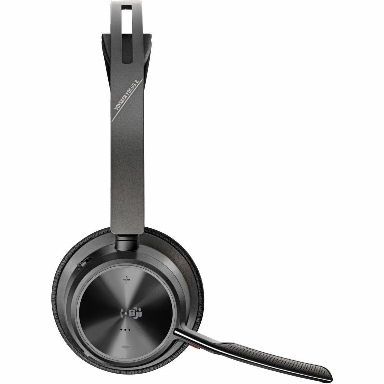 Poly Voyager Focus 2 Microsoft Teams Certified Wireless Headset with USB-C/A Adapter - Bluetooth Stereo Headphones for Office, Remote Work & Video Calls - Google Assistant & Siri Compatible - TAA Compliant