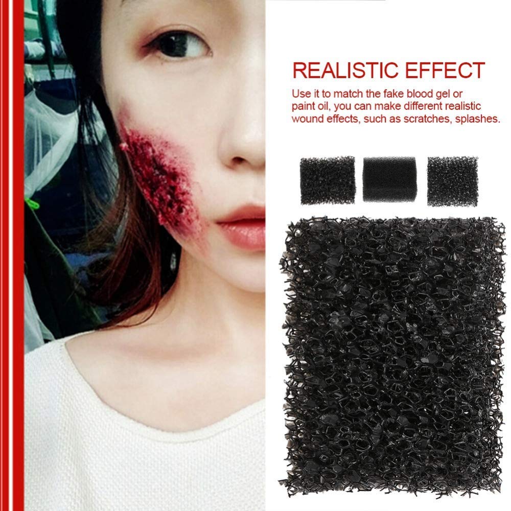 Mysense Stipple Sponges - 9 Pack for Freckles & FX Makeup - Special Effects Texture Tool