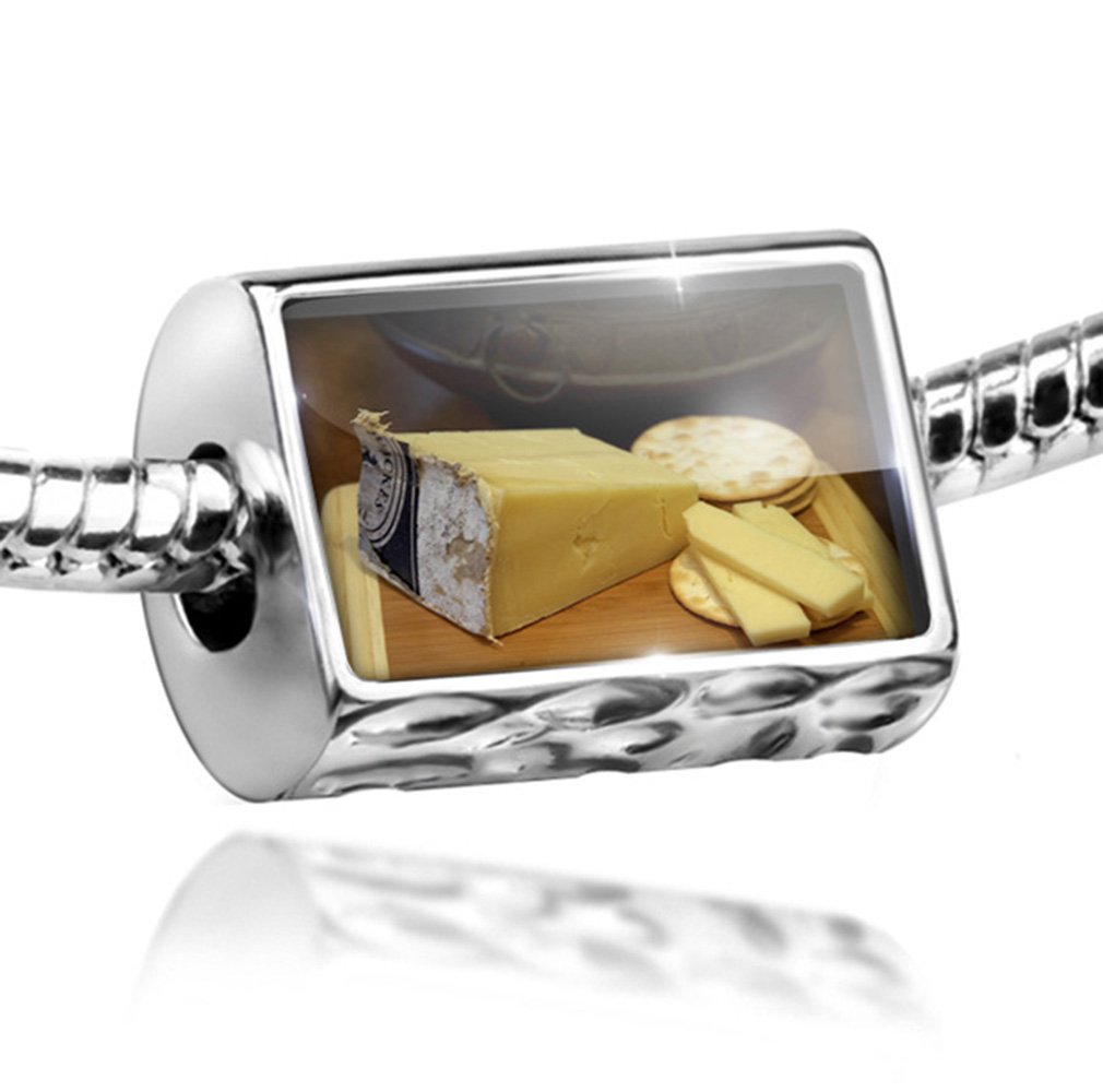 Charm Cheese Plate - Compatible with All European Bead Bracelets | Elegant Cheese Serving Tray for Dinner Parties & Charcuterie Boards