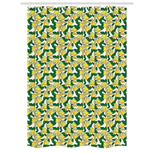 Green Yellow and White