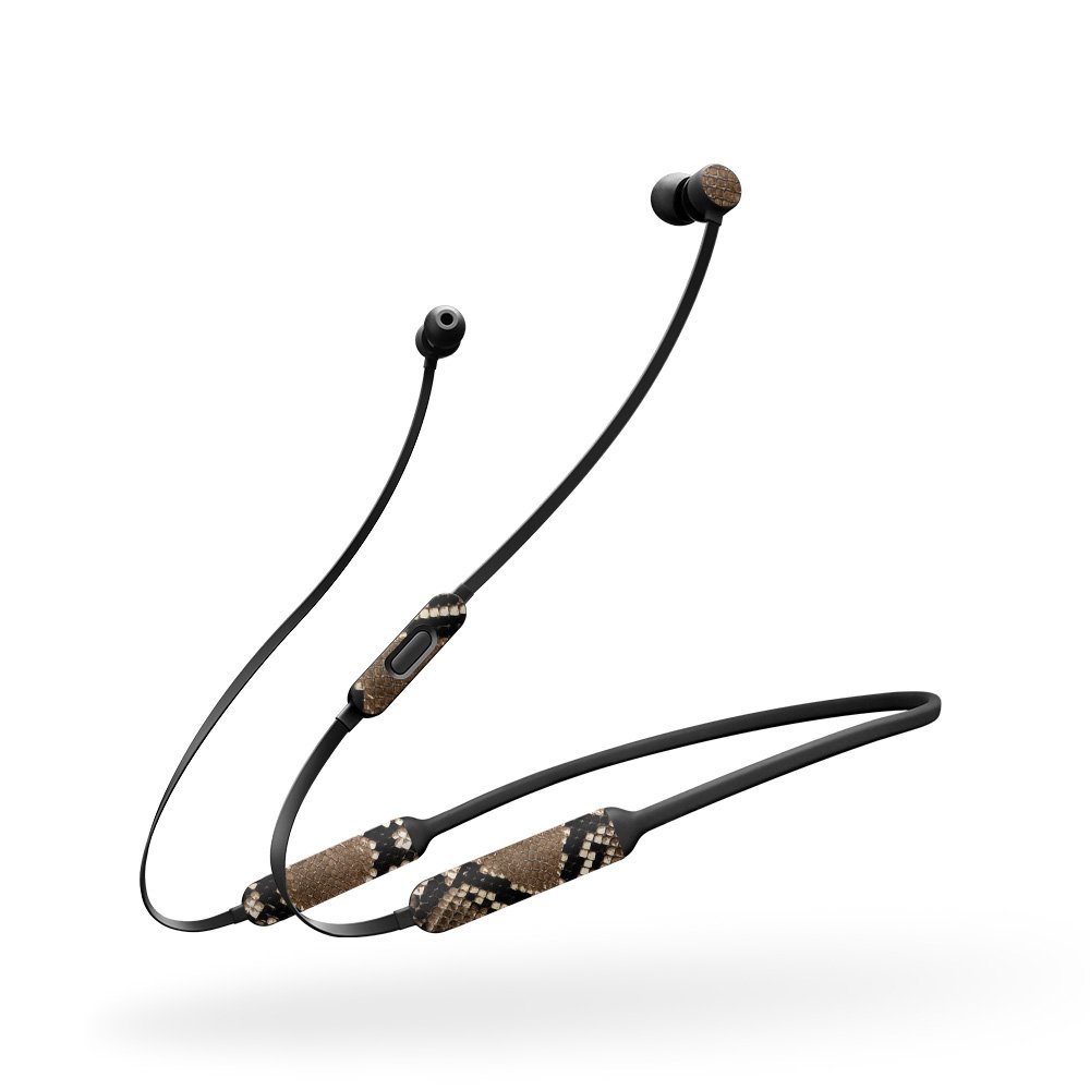 MightySkins Vinyl Decal Wrap Cover for BeatsX Wireless Headphones - Rattler Design | Protective, Durable, Customizable Skin | Easy to Apply & Remove | Made in USA | Perfect for Gym, Travel & Daily Use