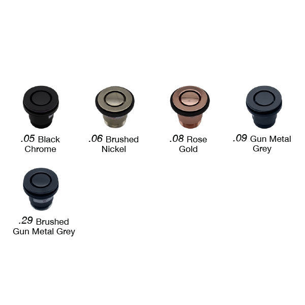 ART Australia 40mm Black Chrome Pop Down® Bath Plug and Waste - Perfect for Modern Bathrooms & Sinks