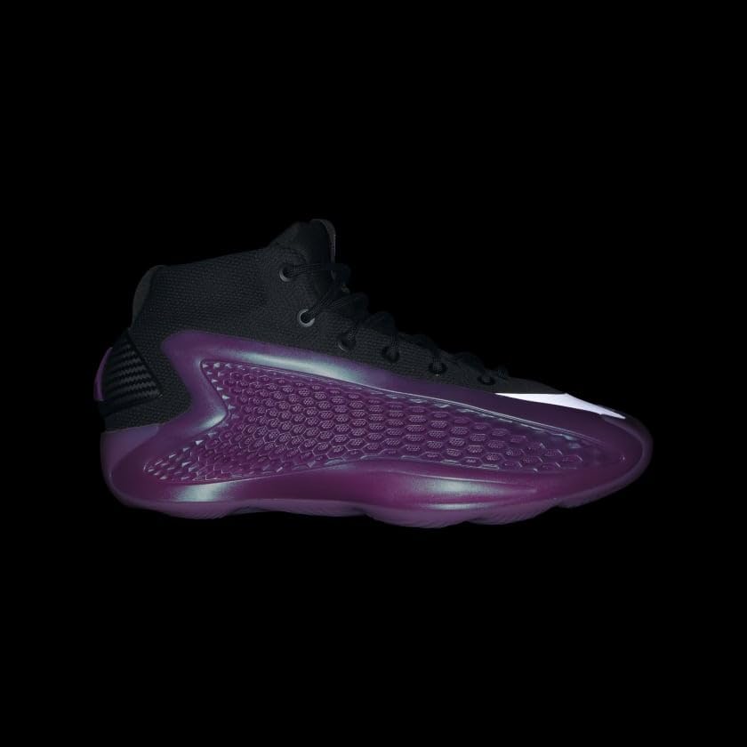 Anthony Edwards 1 Pure Ruby Mid Basketball Shoes for Kids - High Performance Basketball Sneakers for Youth - Perfect for Court Play, Training & Casual Wear