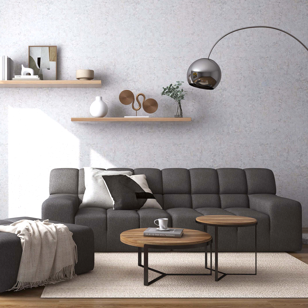 Roger 3-Seater Modular Sofa - Modern Sectional Couch for Living Room, Lounge & Office - Soft Fabric Upholstery, Easy Assembly, Space-Saving Design