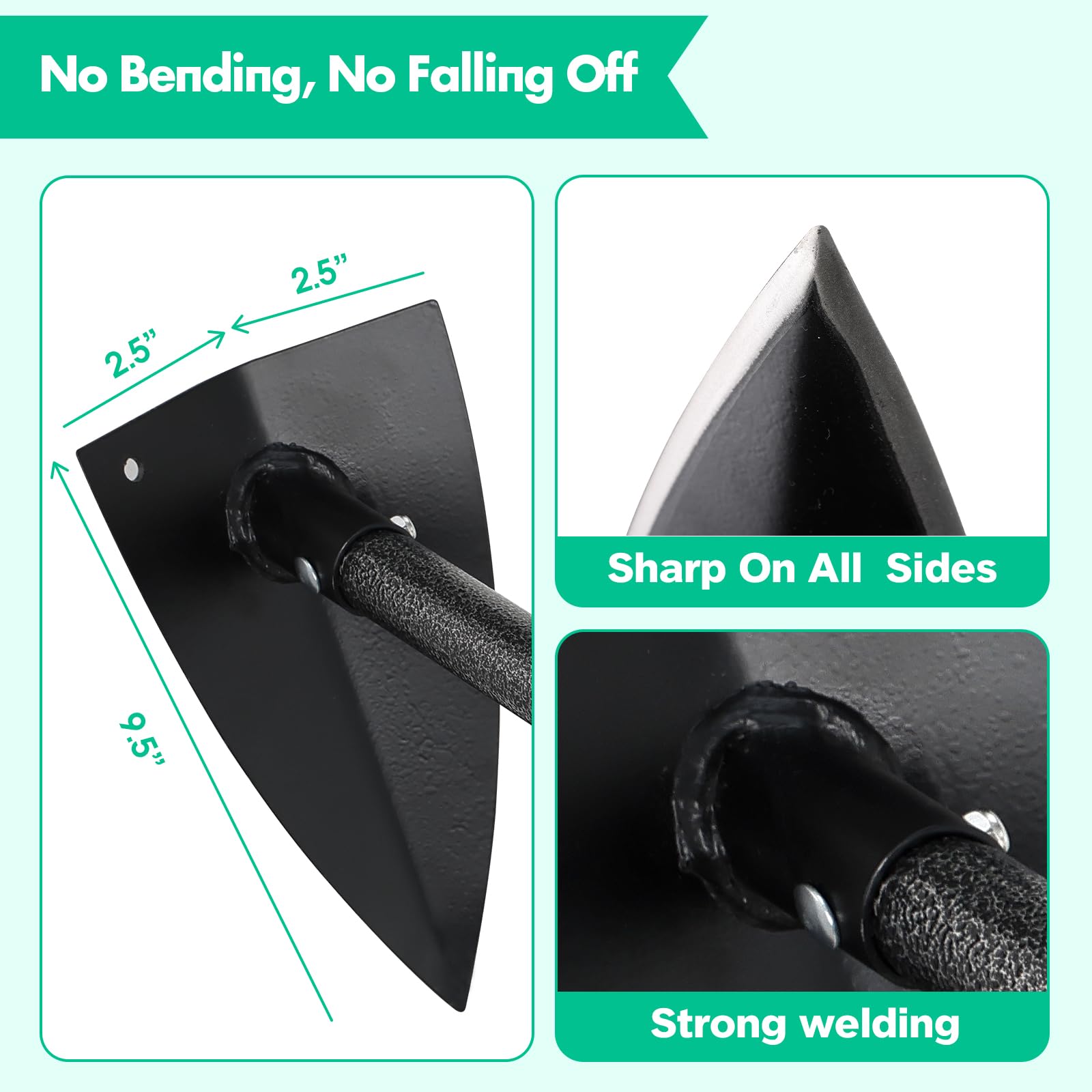 Sharp Triangle Garden Hoe - 60