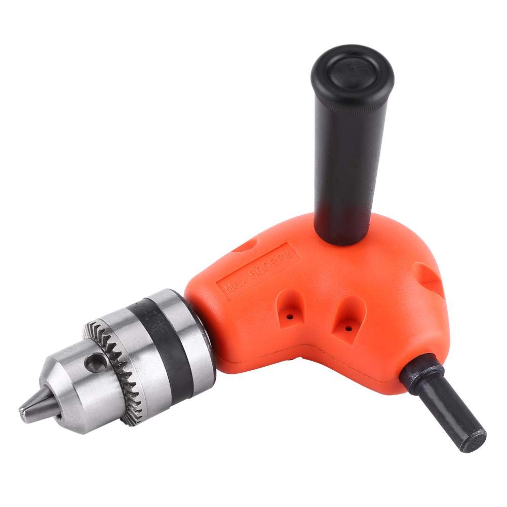 90 Degree Right Angle Drill Adapter - 9.5mm Round Shank with Handle for Electric Drills | Perfect for Tight Spaces & DIY Projects
