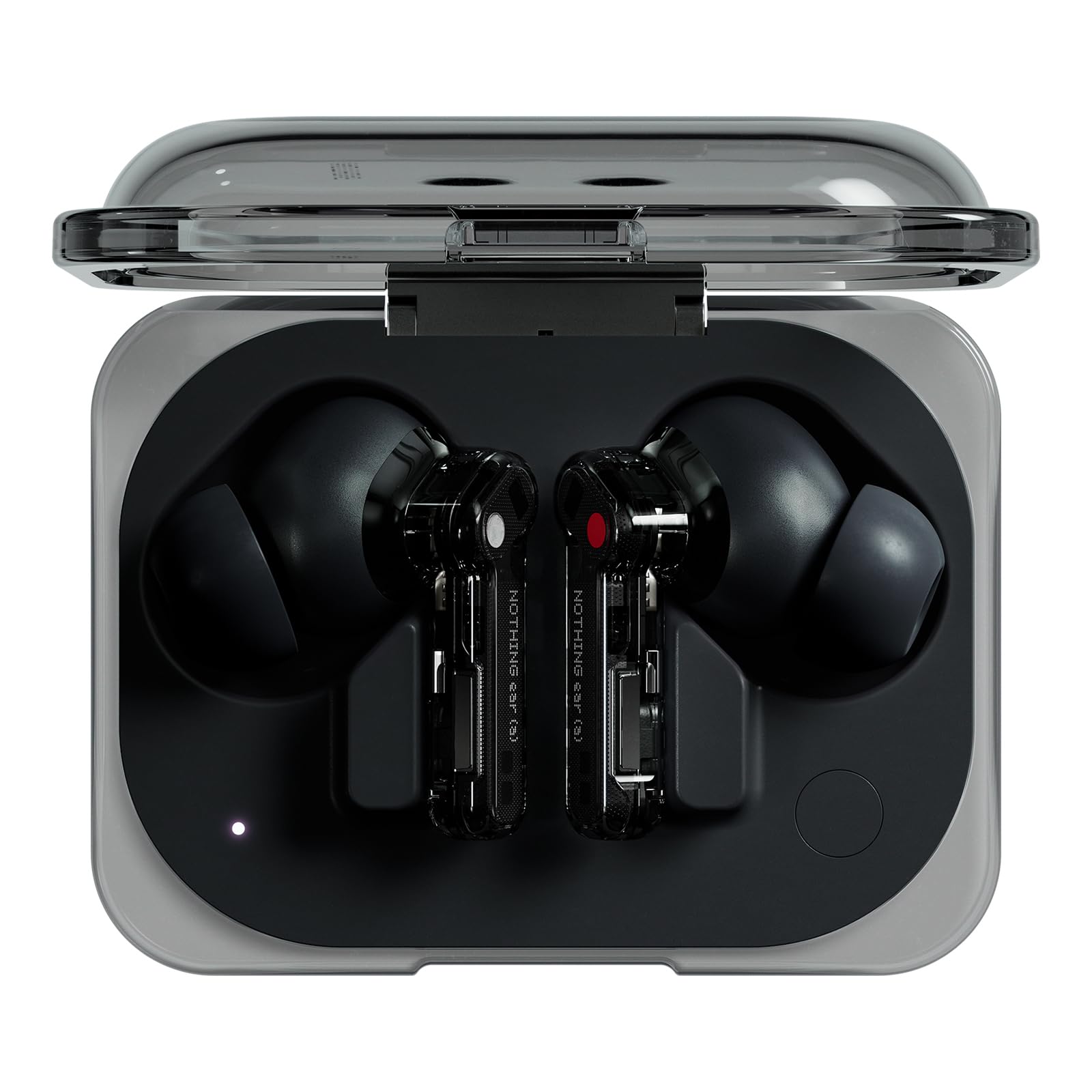 Nothing Ear (a) Wireless Bluetooth Earbuds with ChatGPT Integration - 45dB Hybrid ANC, Hi-Res Audio, 6 Mics, 42.5H Playtime - Perfect for Workouts, Commuting & Travel (Black)