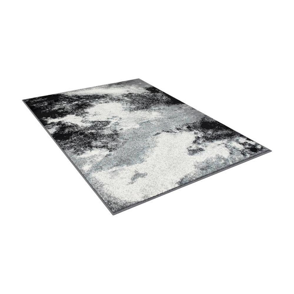 Nicolette Contemporary Gray 5'x7' Area Rug by Furniture of America - Soft Fabric for Living Room, Bedroom & Office Decor