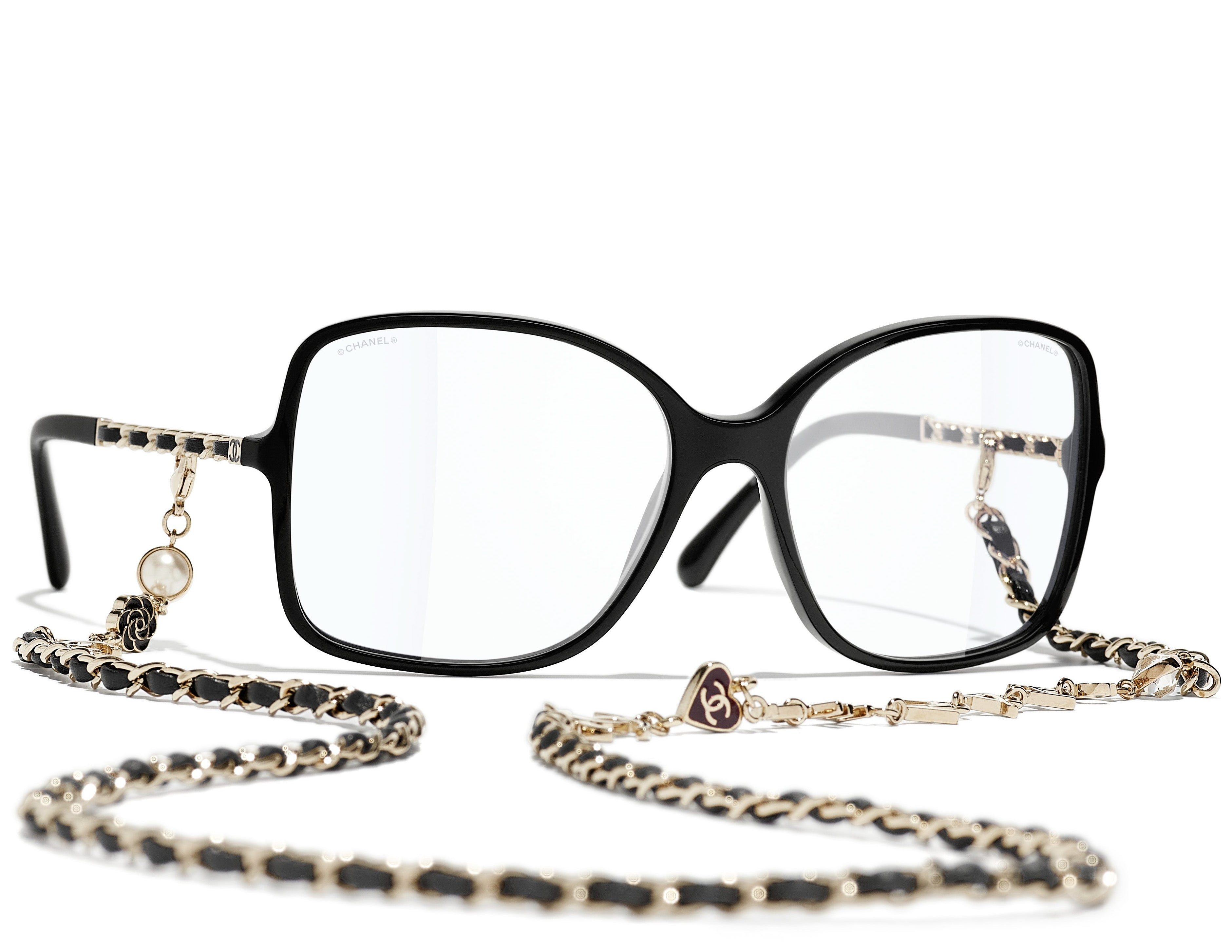 Black & Gold/Transparent