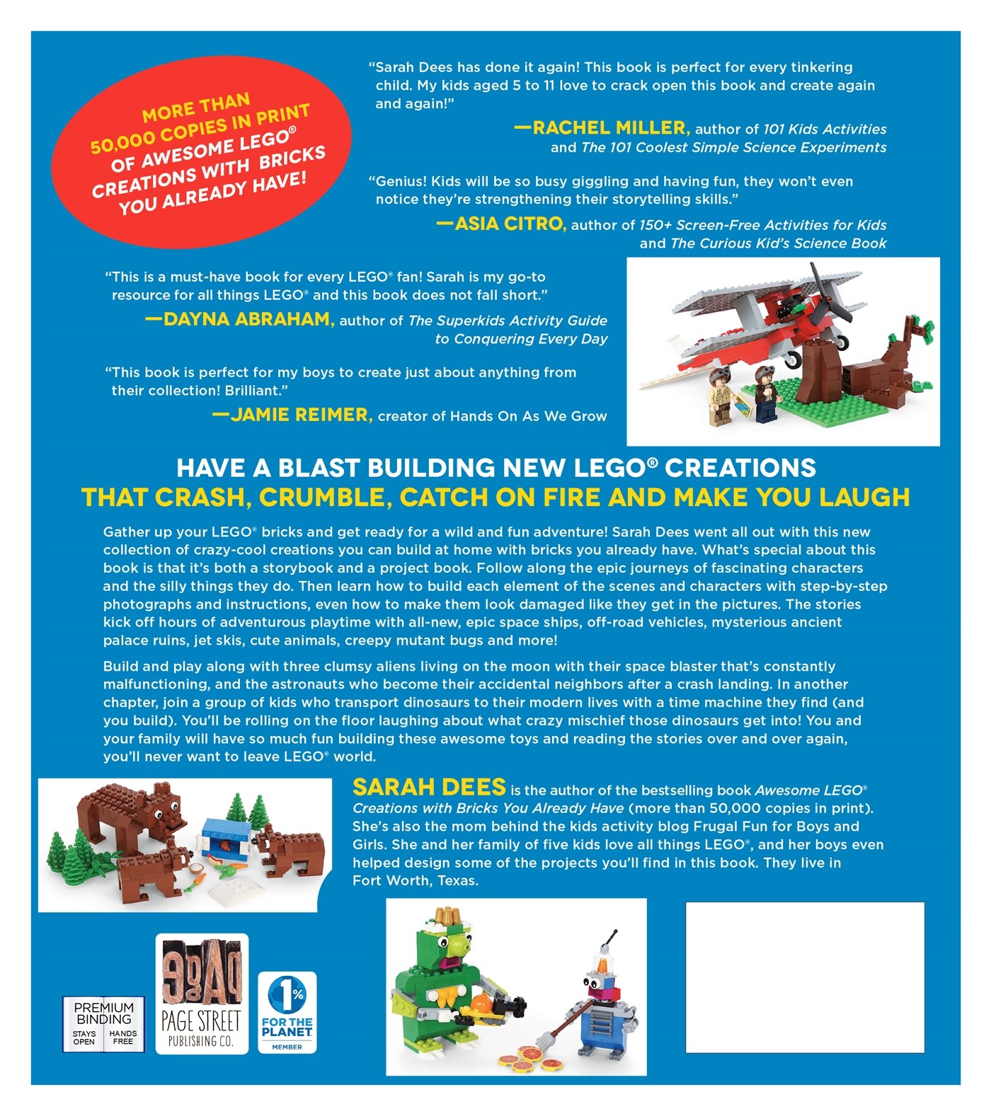 Build Epic LEGO Worlds with Bricks You Have - Create Alien Moon Bases, Dinosaur Adventures & Scientist Battles | Fun DIY Projects for Kids & Adults | Perfect for Creative Play, STEM Learning & Family Bonding