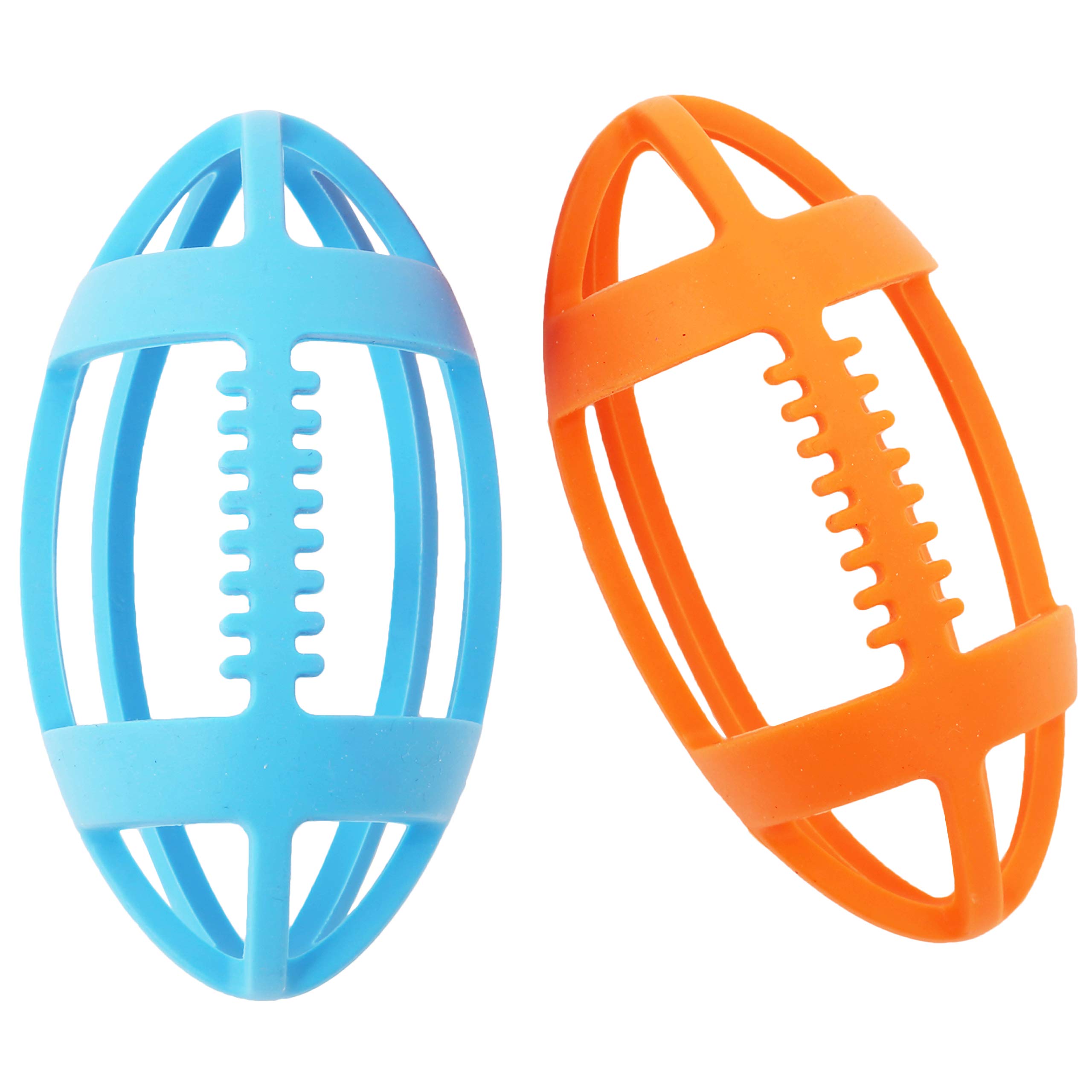 Fun and Function Grip It Football Chewy & Fidget Set - Sensory Chew Toys for Kids with Autism, ADHD & Anxiety Relief - BPA-Free Oral Motor Therapy Toys for Toddlers & Babies (2 Pack) - Perfect for Teething, Stress Relief & Classroom Focus