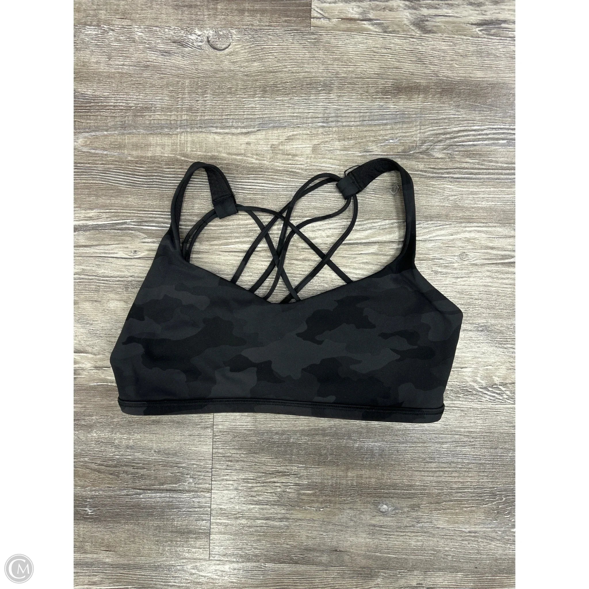 Lululemon Camouflage Print Athletic Sports Bra - Size 8 - High-Impact Workout & Yoga Top for Women - Perfect for Gym, Running & Fitness Training