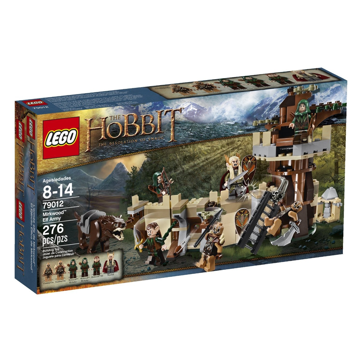 LEGO Lord of The Rings 79012 Mirkwood Elf Army Building Kit - 473 Pieces, Collectible Toy Set for Kids & Adults, Perfect for LOTR Fans & Creative Play