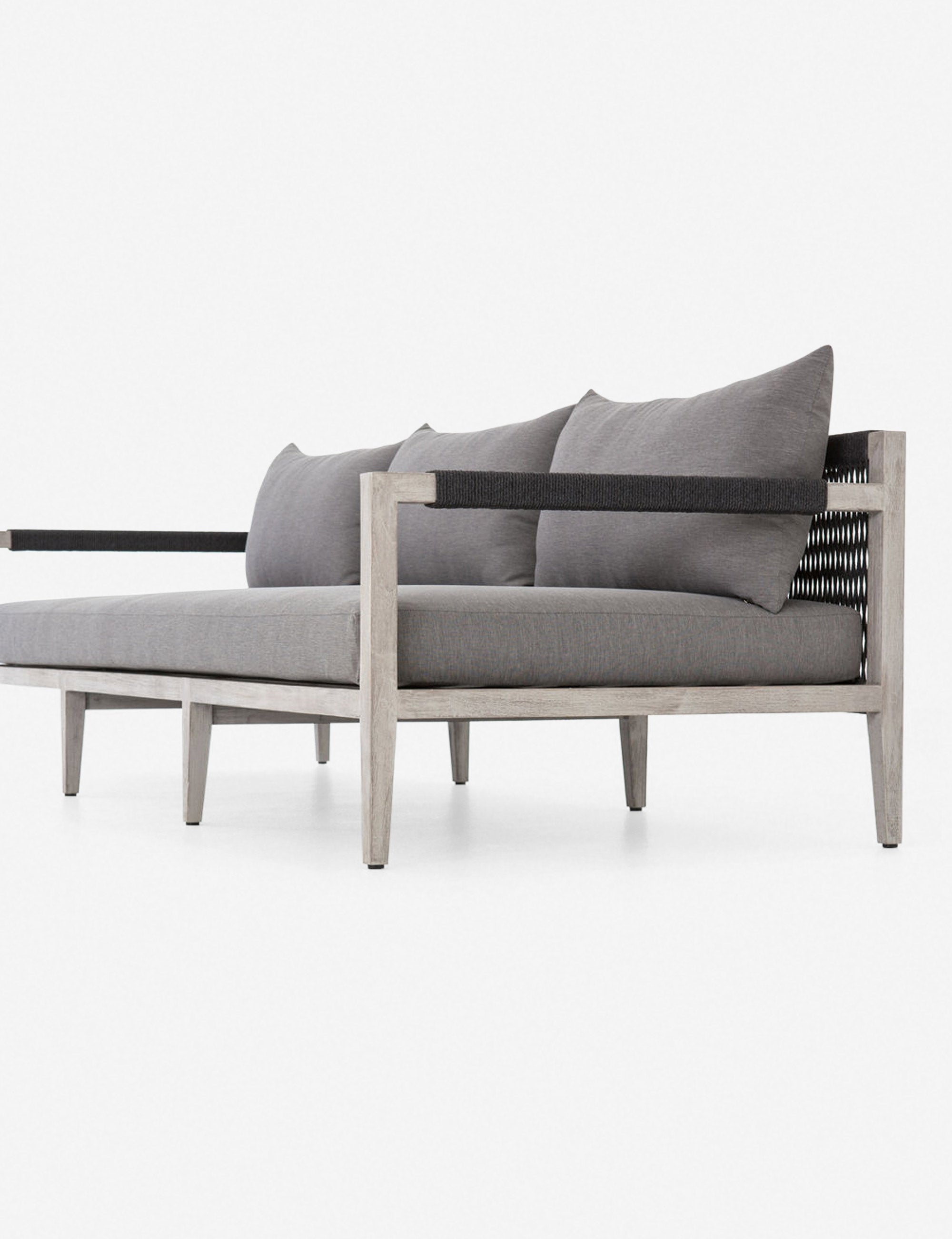 Cadenza Indoor Outdoor Sofa - Waterproof & Weather-Resistant Patio Furniture for Living Room, Garden, and Poolside Relaxation