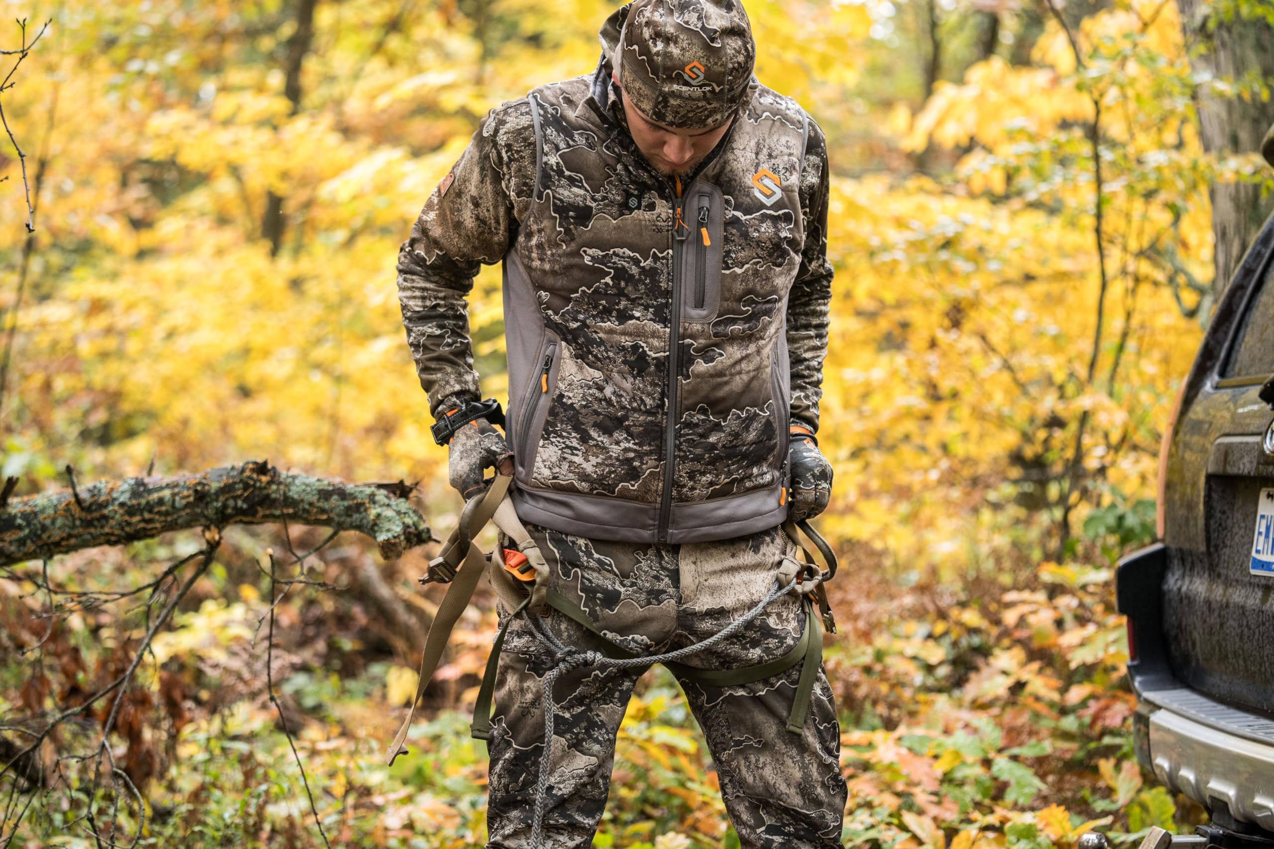 ScentLok BE:1 Reactor Plus Electric Heated Hunting Vest for Men - Warm & Comfortable for Outdoor Hunting, Camping & Winter Activities
