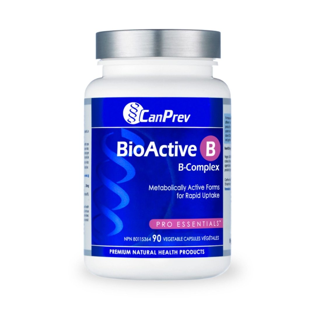 Canprev Bioactive B Complex 180 Capsules - Supports Energy, Metabolism & Stress Relief for Active Lifestyles