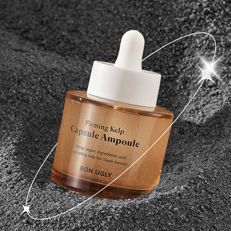 BON UGLY Firming Kelp Capsule Ampoule 50ml - Anti-Aging Face Serum for Wrinkles & Fine Lines | Hydrating & Lifting Treatment for Daily Skincare Routine