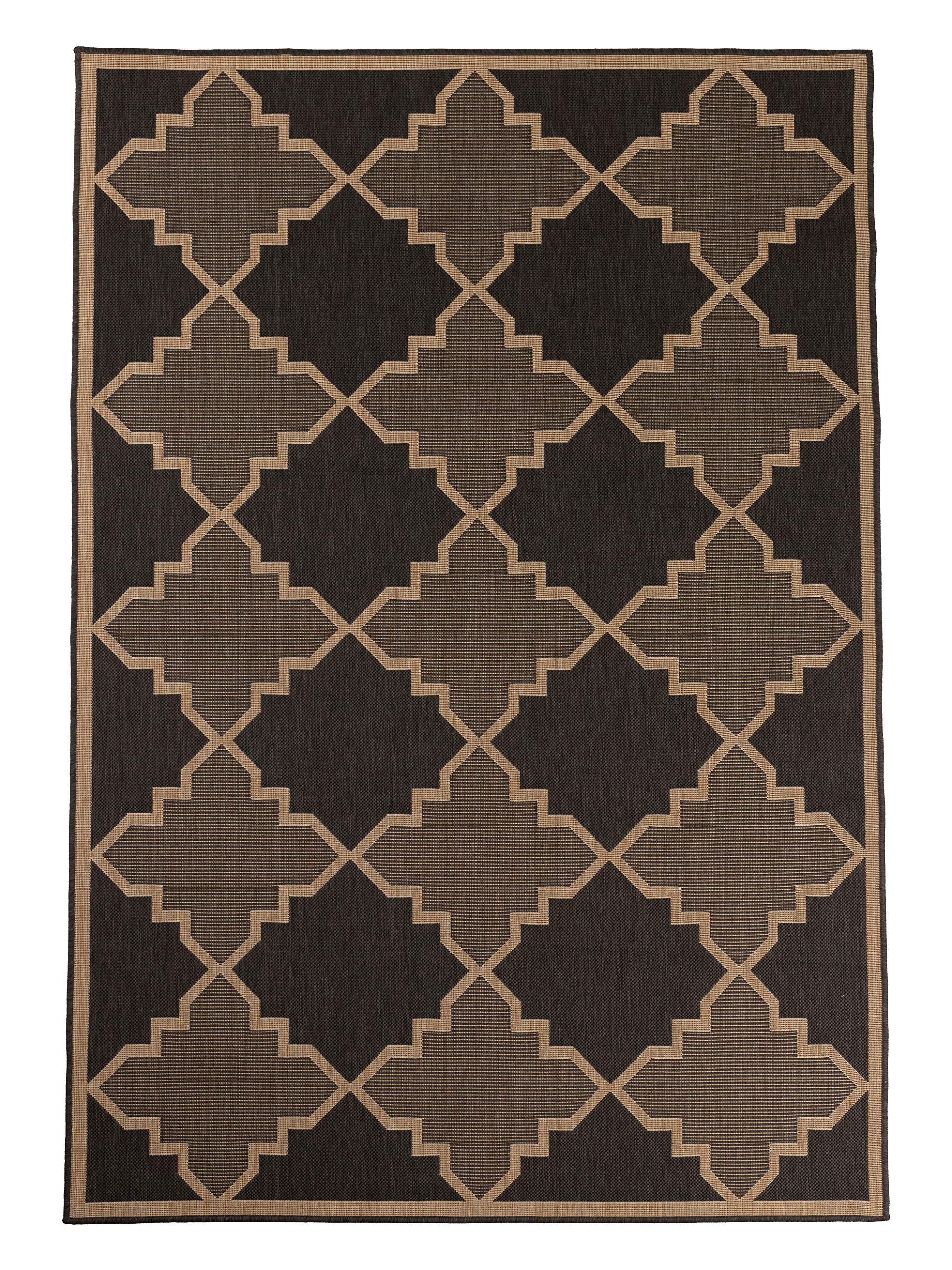 Furnish My Place Diamond Trellis Outdoor Rug - 5'3