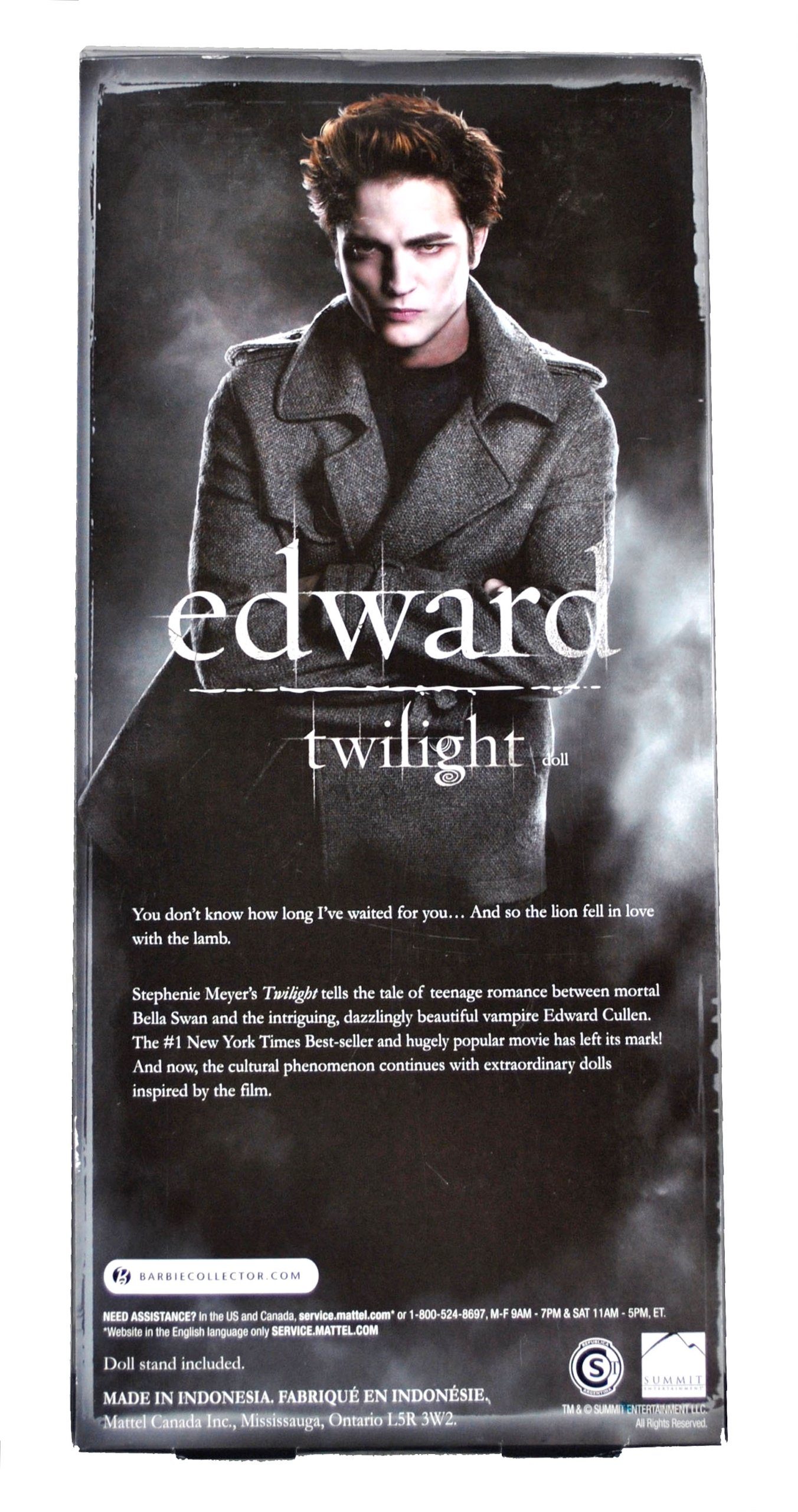 Barbie Twilight Saga Edward Doll - Collector's Edition for Fans
