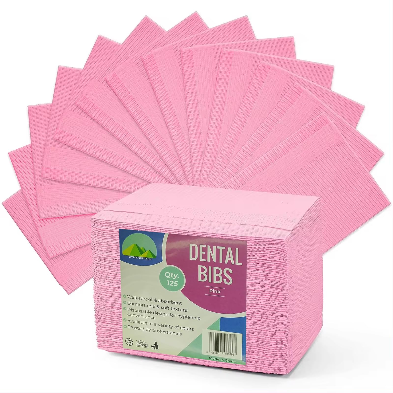 125 Pack Disposable Dental Bibs 13