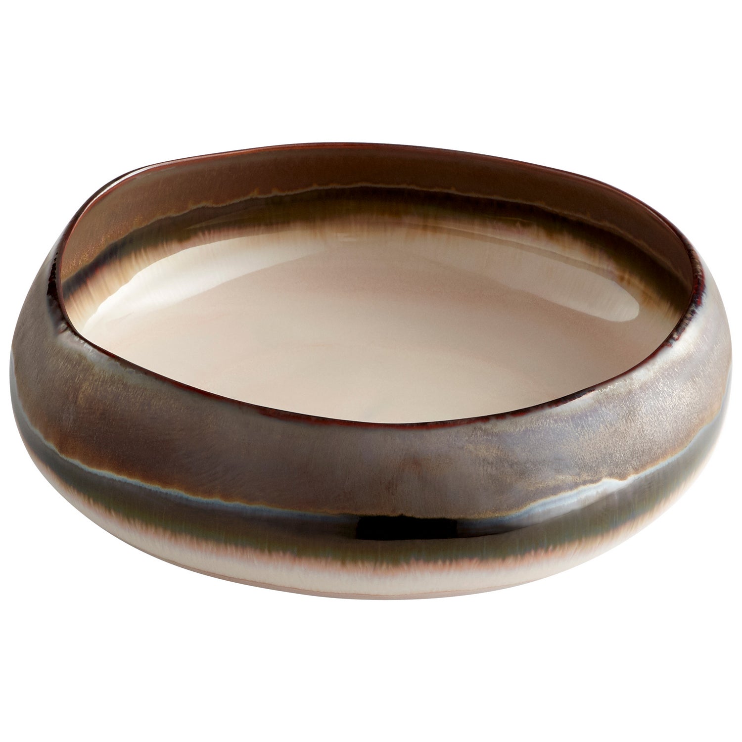 Cyan Design 10825 Allurement Bowl - Medium Size in Desert Sand | Decorative Serving Bowl for Fruits, Nuts, and Home Decor