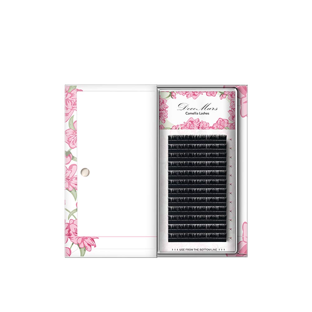 1'S Blossom Lashes Camellia - Premium Individual Eyelash Extensions for Volume & Length | Natural Fake Lashes with Big Flower Design | Perfect for Weddings, Parties & Special Occasions