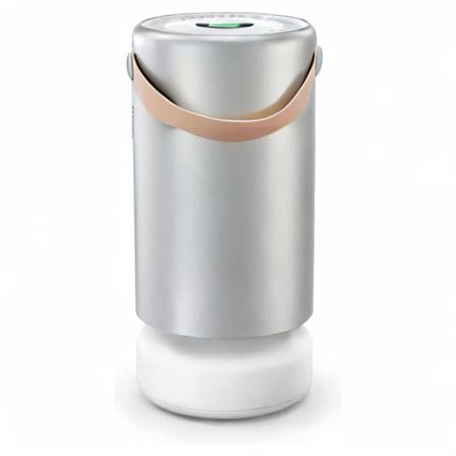 Molekule Air Pro Air Purifier for Large Rooms up to 1000 sq ft with PECO-HEPA Tri-Power Technology - Removes Allergens, Smoke, Mold, Bacteria, Viruses & Pollutants - Silver - Alexa Compatible - Perfect for Home, Office, and Bedroom Air Purification