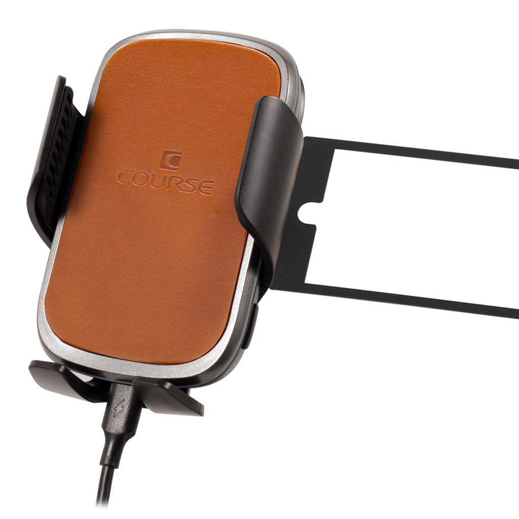 Course Motorsports Direct Fit Phone Mount for Hummer H1 (1992-2004) - Auto Closing Charging Cradle Head - Right Side Tan - Perfect for Off-Roading & Hands-Free Driving