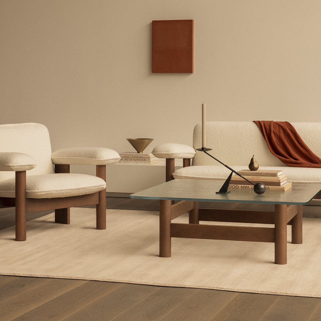 Brasilia Lounge Chair with Low Back - Mid-Century Modern Design for Living Room, Office & Patio - Comfortable & Stylish Seating Solution