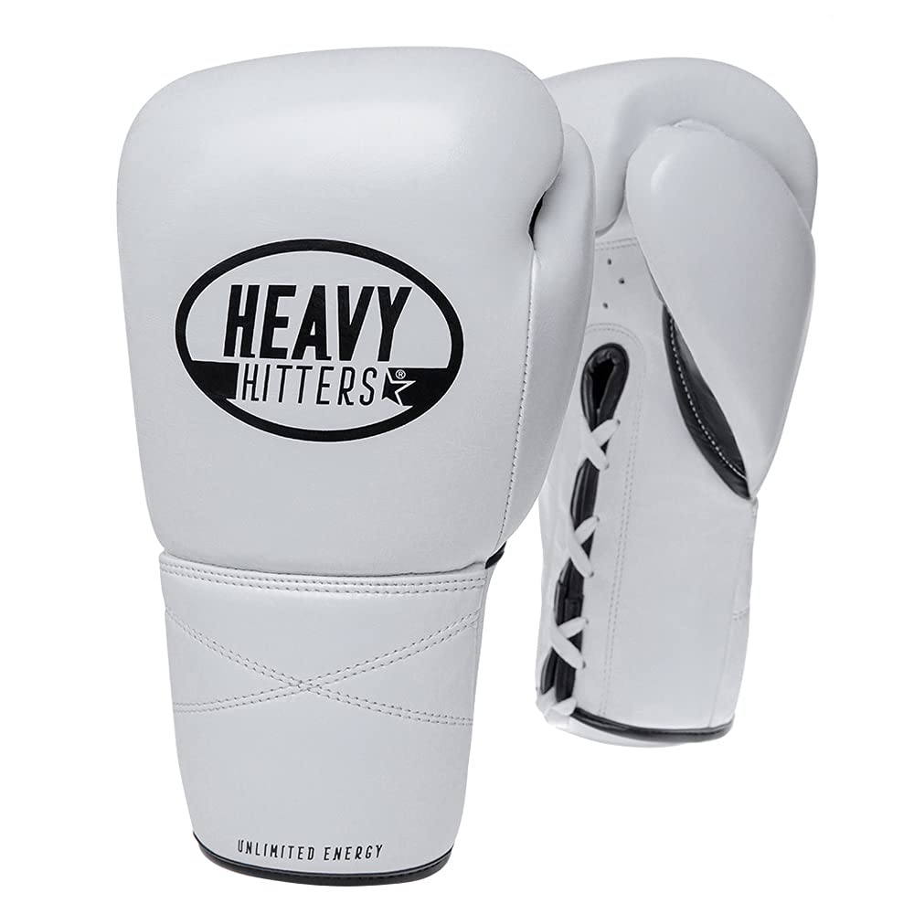 Heavy Hitters Pro Boxing Gloves for Men & Women - Premium Leather Muay Thai, Kickboxing, MMA Training & Heavy Bag Workout Gloves | Perfect for Sparring, Fitness & Combat Sports