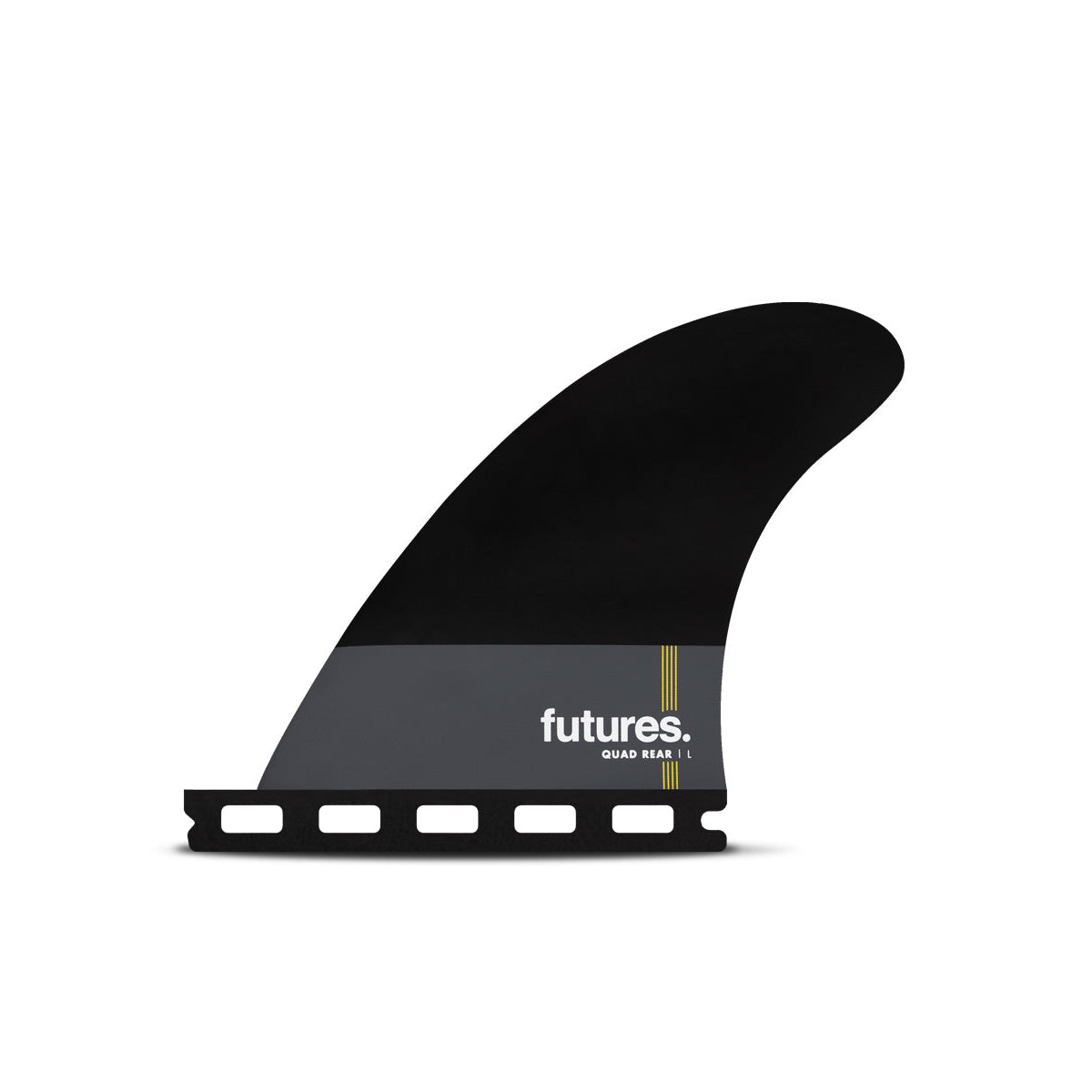 Futures QUAD REAR Pivot HC Quad Rears Large Black - High-Performance Surfboard Fins for Big Waves and Professional Surfing