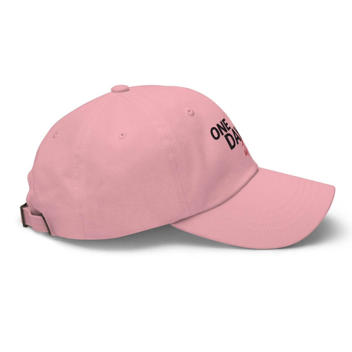 One Day At A Time Embroidered Dad Hat - Adjustable Cotton Baseball Cap for Men & Women - Perfect for Outdoor Activities, Sports & Casual Wear
