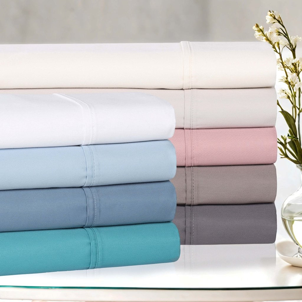 Premium 1400-1500 Thread Count Cotton Blend Pillowcase Set of 2 - Ultra Soft & Breathable Bedding for Side Sleepers & Hot Sleepers - Perfect for Master Bedroom, Guest Room & Luxury Hotels
