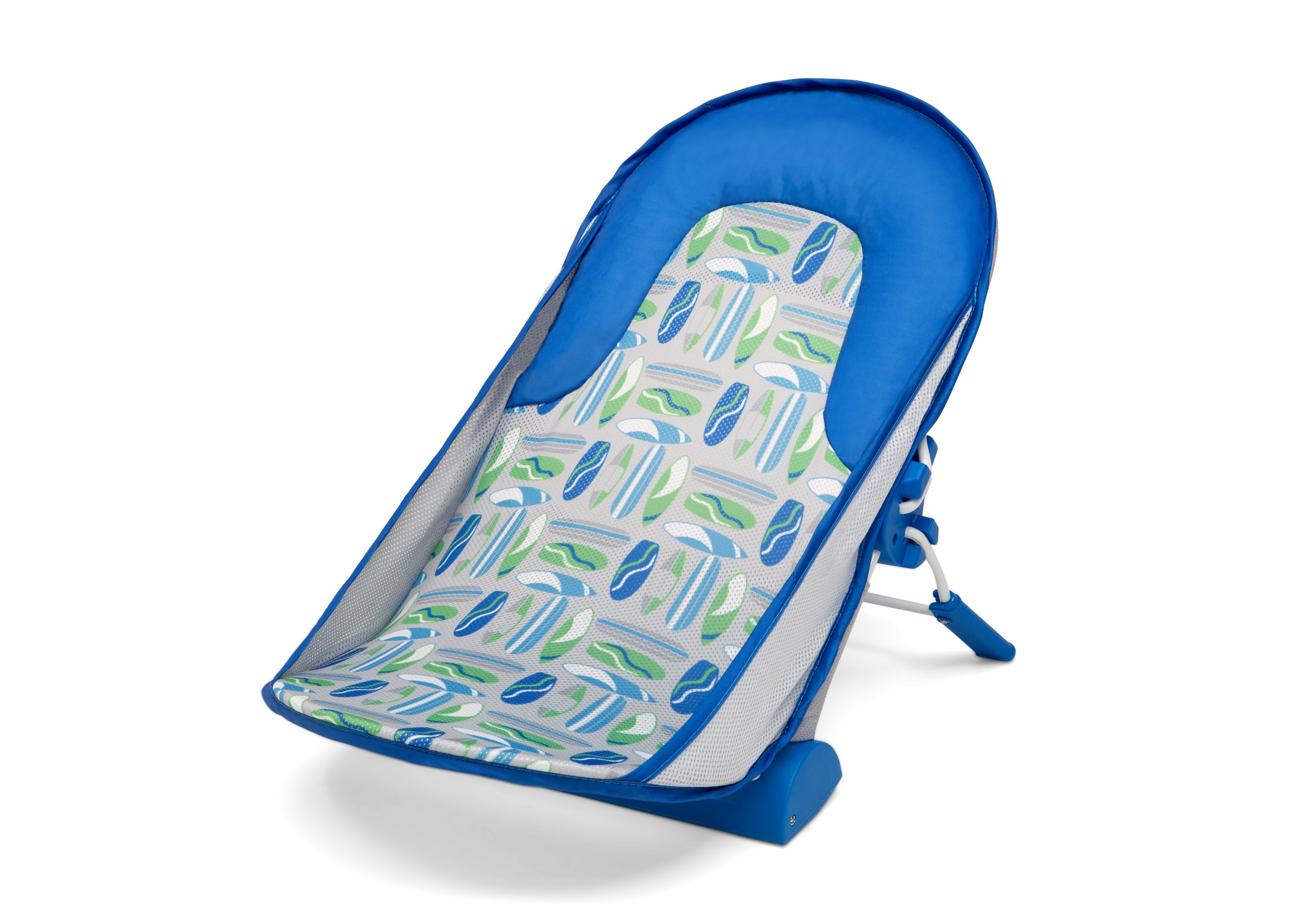 Baby Bather with 2 Adjustable Reclining Positions - Safe & Comfortable Infant Bath Seat for Newborns - Perfect for Sink, Tub or Countertop Bathing