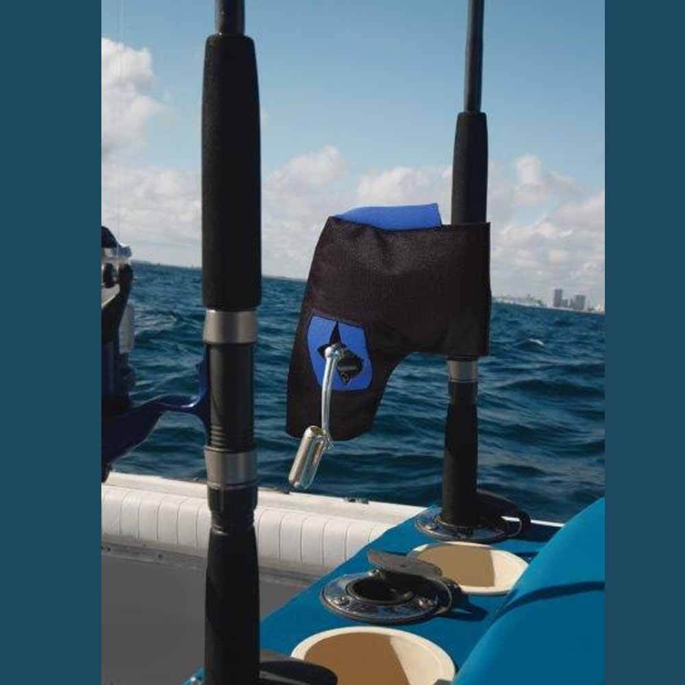 Premium Black Spinning Reel Cover - Durable Fishing Gear Protection for Saltwater & Freshwater Use - Ideal for Bass, Trout, and Saltwater Fishing Trips