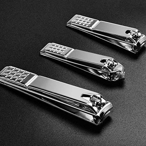 ZOOMIQUE Professional 16-Piece Manicure Pedicure Kit with Stainless Steel Nail Clippers, Scissors & Leather Case - Includes 12 French Fake Nails (2-Pack) - Perfect for Home Salon, Travel & Gift Giving