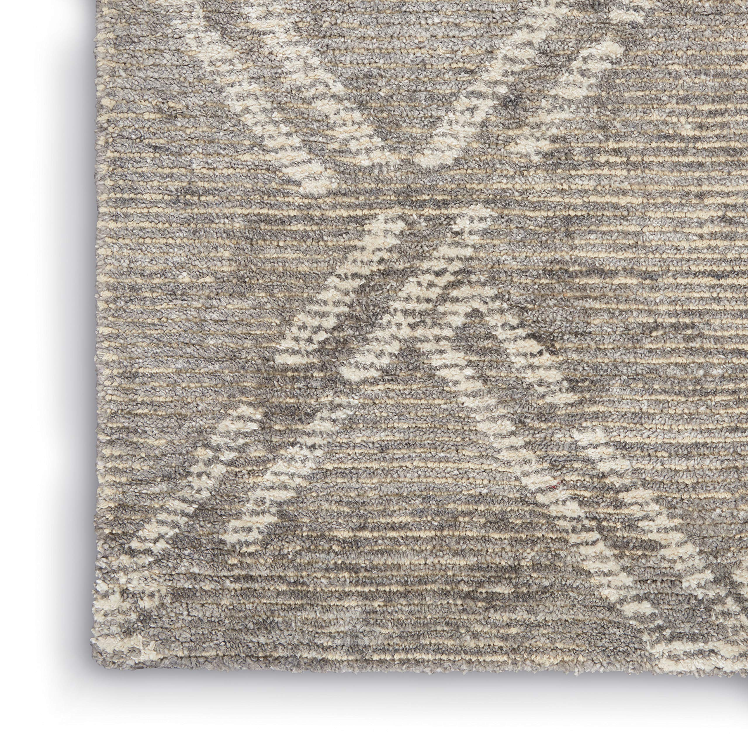 Nourison Venosa Modern Grey/Ivory 3'9