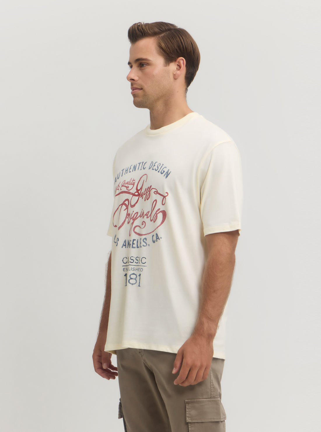 Guess Originals Vintage Graphic Tee - Retro Cotton T-Shirt for Men & Women - Casual Streetwear for Everyday Wear, Concerts & Date Nights