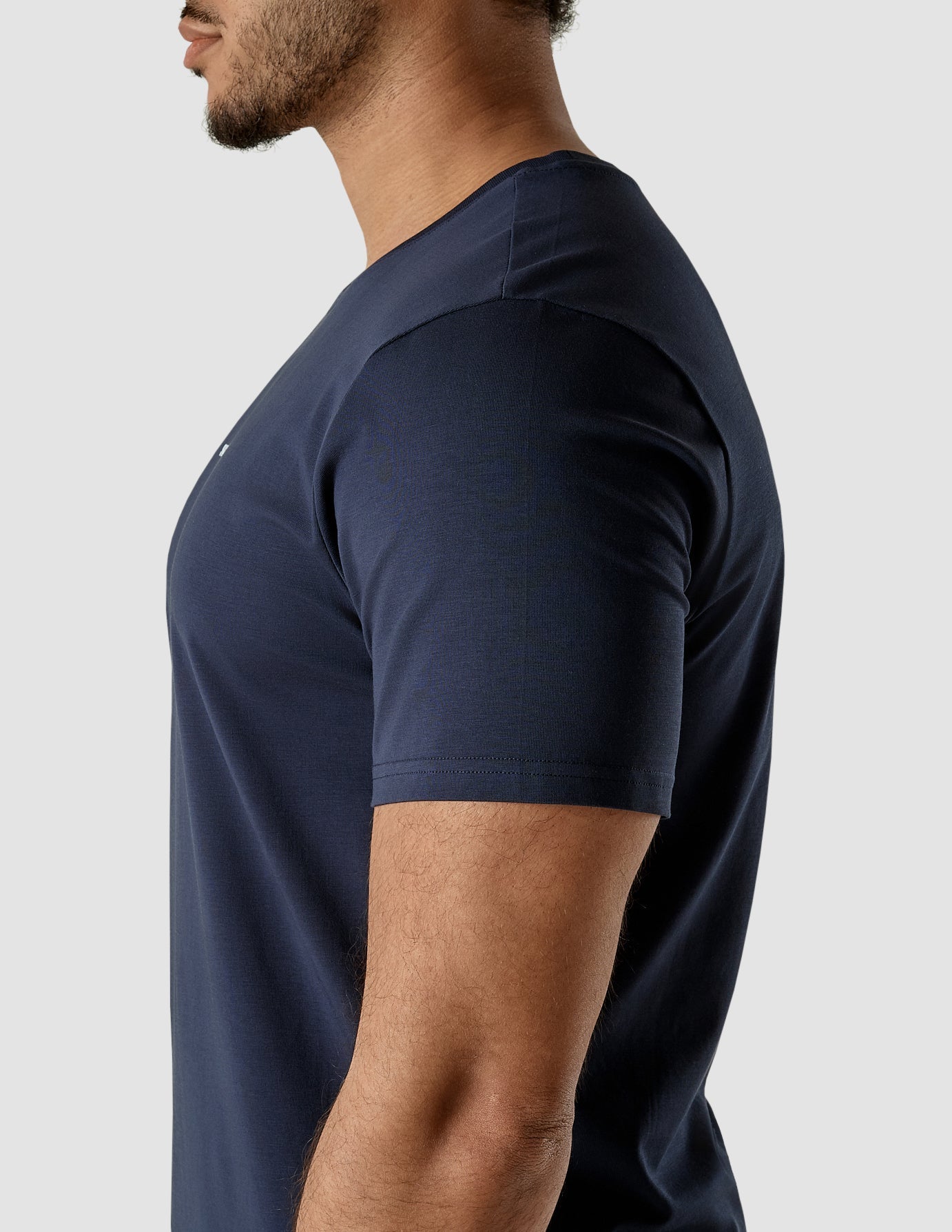 Premium Supima Cotton Men's T-Shirt - Navy Blue Crew Neck Tee for Casual Wear & Everyday Comfort