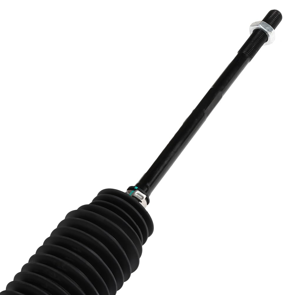 ROADFAR Complete Power Steering Gear Rack and Pinion Kit with 2 Wheel Hub Bearings & 2 Outer Tie Rods - Compatible with Chevrolet Malibu, Pontiac G6, Saturn Aura 2006-2010 Models - Perfect for Steering System Repair & Replacement
