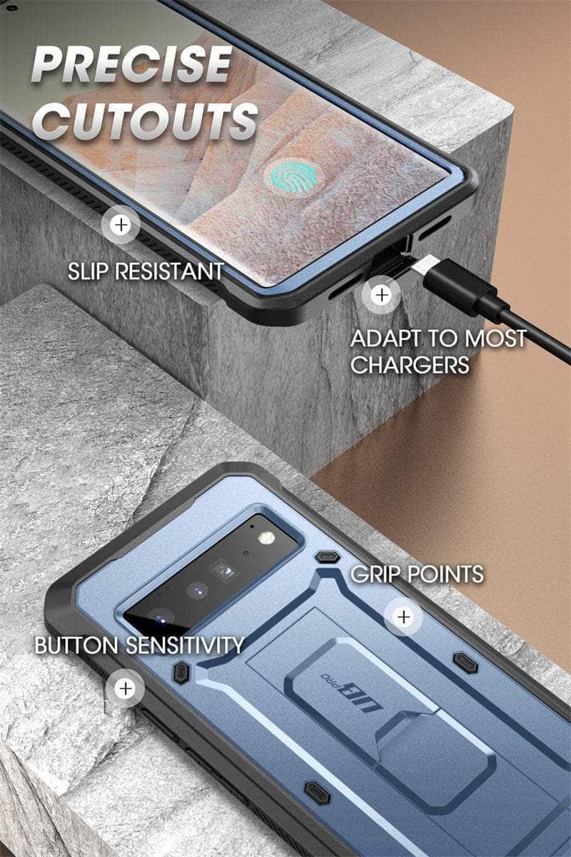 SUPCASE UB Pro Rugged Holster Case for Google Pixel 6 Pro - Full Body Protection with Kickstand | Shockproof, Military-Grade Drop Protection for Work, Outdoor & Daily Use
